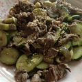ぷくぷくまんぞう's cooksnap of when they made 牛肉となすとズッキーニのピリ辛合え.