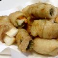 ミニぽん's cooksnap of when they made 豚バラの山芋・シソ・コチュジャン味噌巻き.