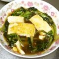 curekanan's cooksnap of when they made 小松菜と豆腐の生姜あんかけ.