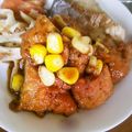 ユーロン's cooksnap of when they made 唐揚げとマヨソースで簡単カラマヨ丼♡.