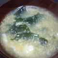ちーぽー's cooksnap of when they made わかめ＆たまごのスープ.