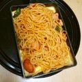 tamayura74's cooksnap of when they made ナポリタン鉄板焼き.