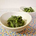 ローズレース's cooksnap of when they made なばなのおひたし～胡麻マヨネーズ和え～.