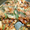 こけし315's cooksnap of when they made 小麦粉を使わない◇キムチチヂミ◇.