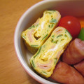 daikanon's cooksnap of when they made ハムとネギの卵焼き.
