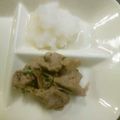 M130018's cooksnap of when they made 豚バラのさっと炒め☆大根おろし和え.