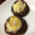 bistromasa's cooksnap of when they made 椎茸の味噌マヨチーズ焼き.