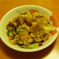 fuaifuai's cooksnap of when they made 春キャベツとホタルイカのガーリック炒め.