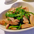 ゆけり３兄弟's cooksnap of when they made ピーマンと魚肉ソーセージの金平風.