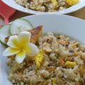 ママフィオ's cooksnap of when they made 簡単★ずぼら鮭チャーハン.