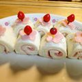紅葉ｙ's cooksnap of when they made ロールサンドでロールケーキ？！キャラ弁♪.