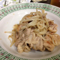 鼻兎0929's cooksnap of when they made 豚肉ともやしの味噌炒め.