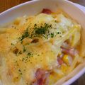 おぶうさま's cooksnap of when they made めっちゃ簡単♡ポテたまのキッシュ風.