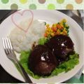 natural505's cooksnap of when they made 簡単＊男子の大好きな濃厚煮込ハンバーグ♪.