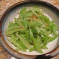Maraisin's cooksnap of when they made セロリと小えびのにんにく炒め.