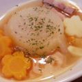 ぽぷらまま's cooksnap of when they made 新玉ゴロッ☆まるごとスープ.