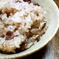 pumilala's cooksnap of when they made 炊飯器＆圧力鍋で失敗知らずのお赤飯.