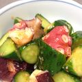 ゆきぽんぽんぽんぽん's cooksnap of when they made タコきゅうりキムチ♡.