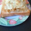 あざらしの赤ちゃん's cooksnap of when they made オニマヨトースト.