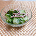 めみたん☆'s cooksnap of when they made ❤げそとわかめときゅうりの和え物❤.