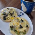 ponnko's cooksnap of when they made キャベツde海苔☆チーズトースト.