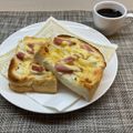 horseland's cooksnap of when they made ちょっと甘いベーコンマヨトースト.