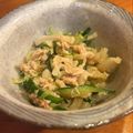 hinehine's cooksnap of when they made 大根とキュウリのシーチキンサラダ.