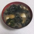きらり流れ星's cooksnap of when they made とっても簡単★豆腐とわかめのお味噌汁.