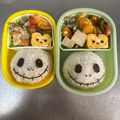 Chaaa_room's cooksnap of when they made ハロウィン☆ジャックのおにぎり弁当☆.