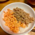 コイケ！'s cooksnap of when they made 簡単おいしい◎鶏そぼろ◎三食丼にも.