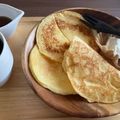 くうちゃん's cooksnap of when they made もっちり☆米粉ヨーグルトパンケーキ.