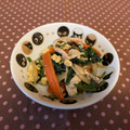 龍青空ママ's cooksnap of when they made ほうれん草と豚肉のたまご炒め.