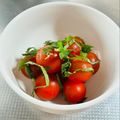 azbjbn's cooksnap of when they made ミニトマトと大葉の簡単マリネ.