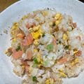 さび猫でやんす's cooksnap of when they made ☆秘密の鮭チャーハン☆.