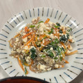 ぺぺまりな's cooksnap of when they made 簡単☆こんにゃくと人参ほうれん草の白和え.