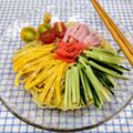 在宅勤務のおじさん's cooksnap of when they made 冷やし中華にぜひ！失敗しない薄焼き卵！！.