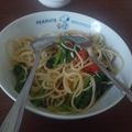 しょうくんらぶ's cooksnap of when they made しらすとミニトマトの簡単パスタ.