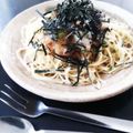 くるるきママ's cooksnap of when they made なめ茸と納豆の冷製おろしパスタ.