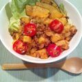ロミヤマ's cooksnap of when they made 野菜と挽肉のジャージャー丼.