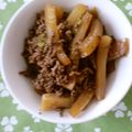 バウンド's cooksnap of when they made 牛そぼろ大根。.