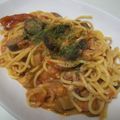 ブブロン's cooksnap of when they made ☆簡単！きのこのトマトクリームパスタ☆.