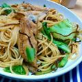 monchi0602's cooksnap of when they made 鶏肉とキャベツのさっぱりスパゲティ.