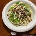 Ruriluru's cooksnap of when they made レンジでチンして乗せるだけサラダうどん.