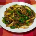 あかそら's cooksnap of when they made 青椒肉絲.