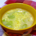 あかそら's cooksnap of when they made ねぎと卵の中華スープ.