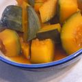 電子音3's cooksnap of when they made かぼちゃの煮物 フライパンで簡単に！.
