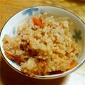 KAWAMINA's cooksnap of when they made 包丁いらず♪ツナとごぼうの炊き込みご飯.