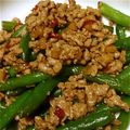 コロコロ1210's cooksnap of when they made いんげんの豚ひき肉ピリ辛炒め.