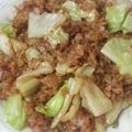 CoffeeCoco's cooksnap of when they made 焼きそばの素活用！キャベツと桜エビの焼飯.