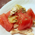 Hagmmi's cooksnap of when they made エスニック～なす・トマト・ささみ和え.